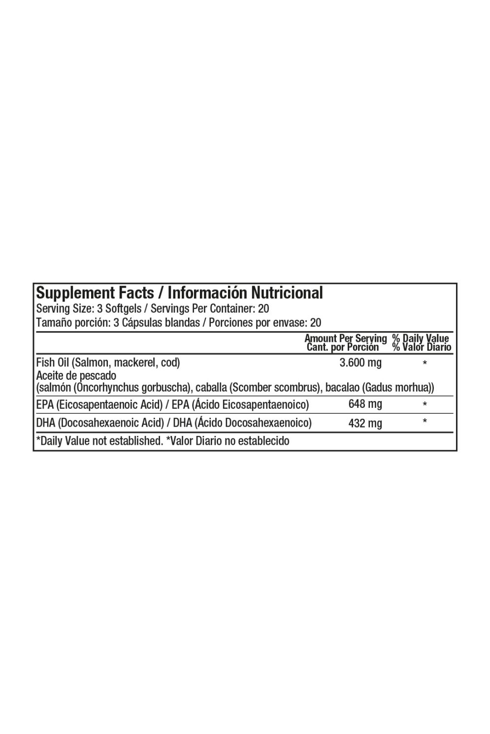 Omega 3 1200mg
