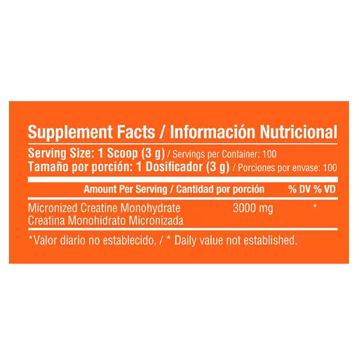 Creatine Monohydrate 50 Servicios Healthy America