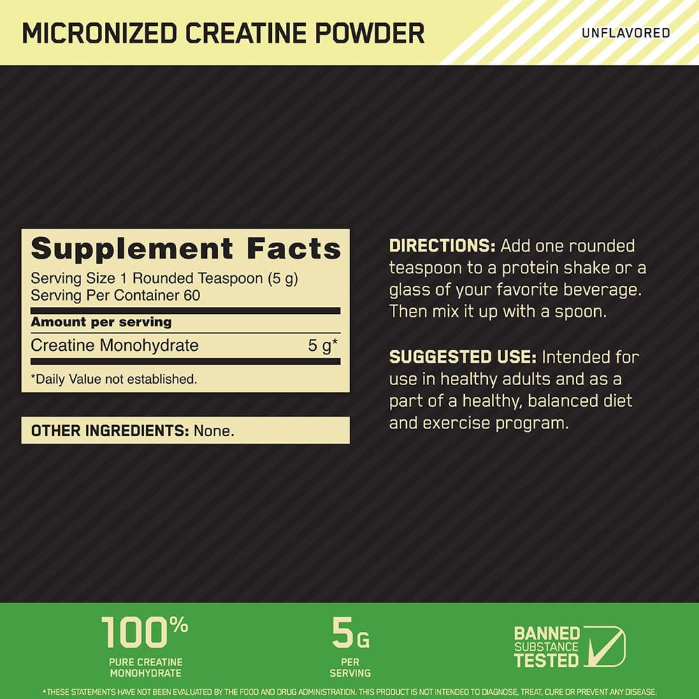 ON MICRONIZED CREATINE 300g