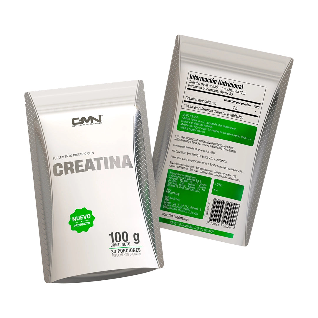 Creatina Monohidratada GMN 30 Serv