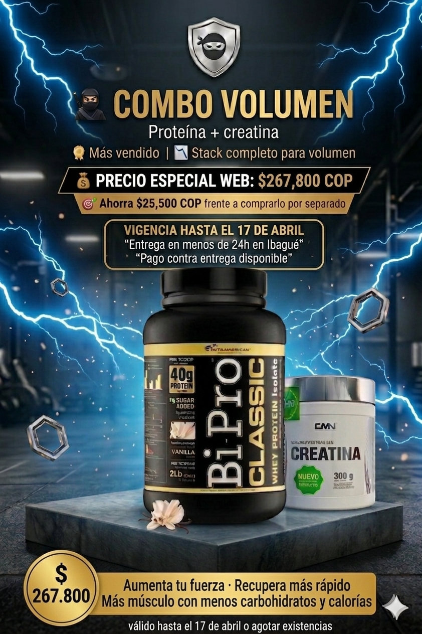 🥇 1. COMBO VOLUMEN