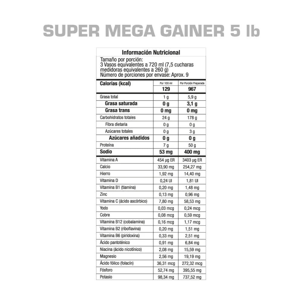 SUPER MEGA 5 LB