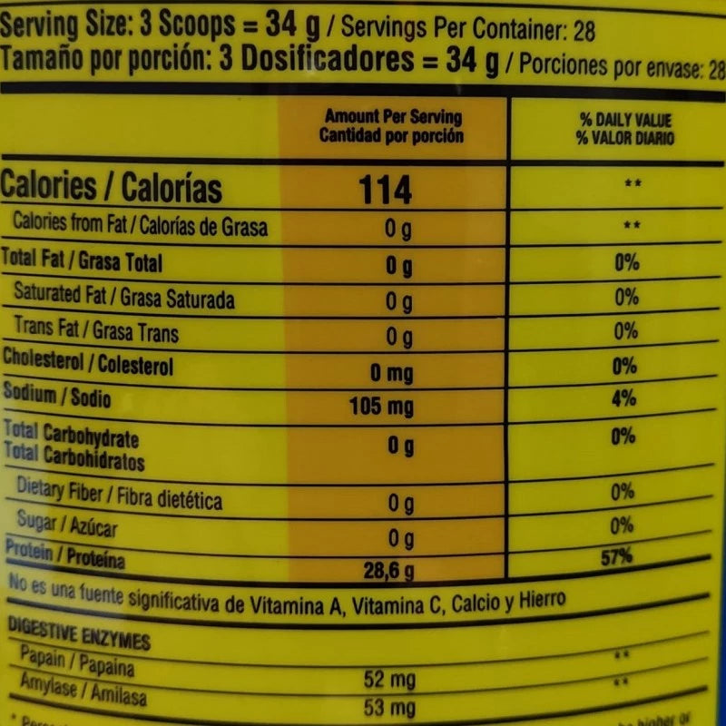 ISO Whey 100% 2LB